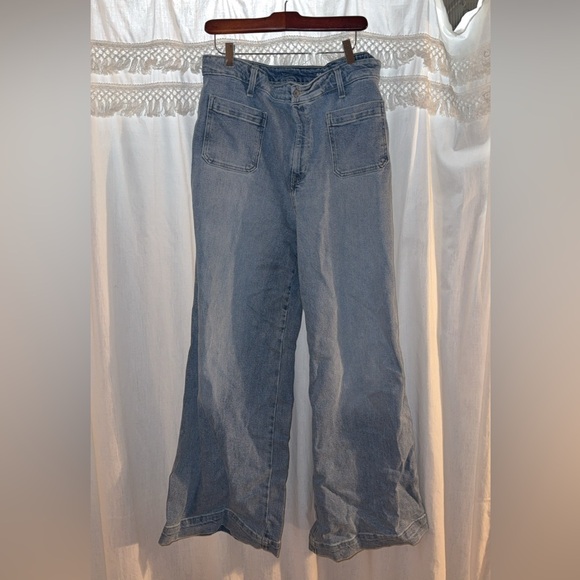 Old Navy Denim - Wide Leg Blue Denim Jeans